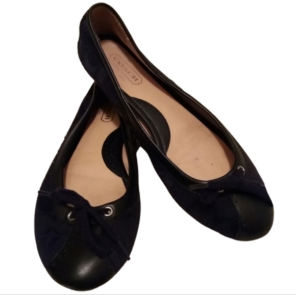 Coach Shoes - Coach Jana Signature Jacquard Ballet Flats